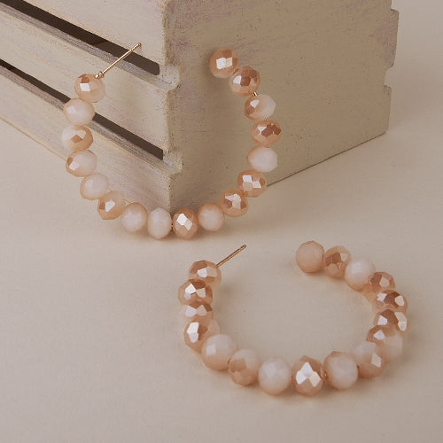 Hooped Bead Earrings