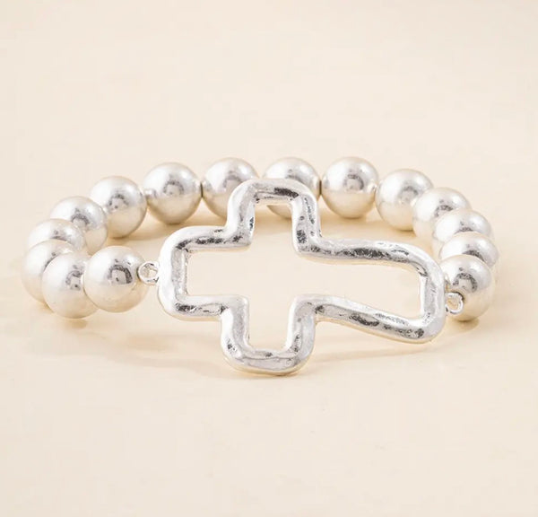 Open Cross Bracelet