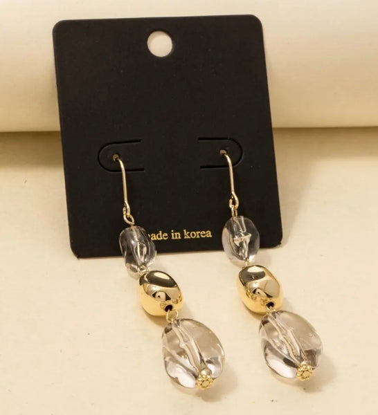 Tiered Bead Earrings