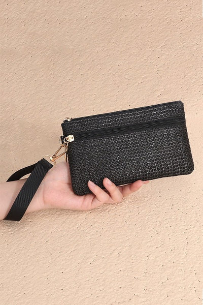 Woven Wristlet Wallet