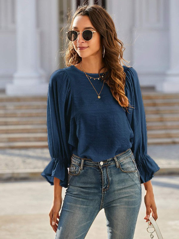 Noble Navy Top