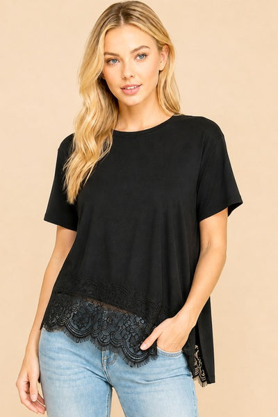 Midnight Lace Top