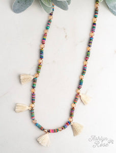 Serape Tassel Necklace