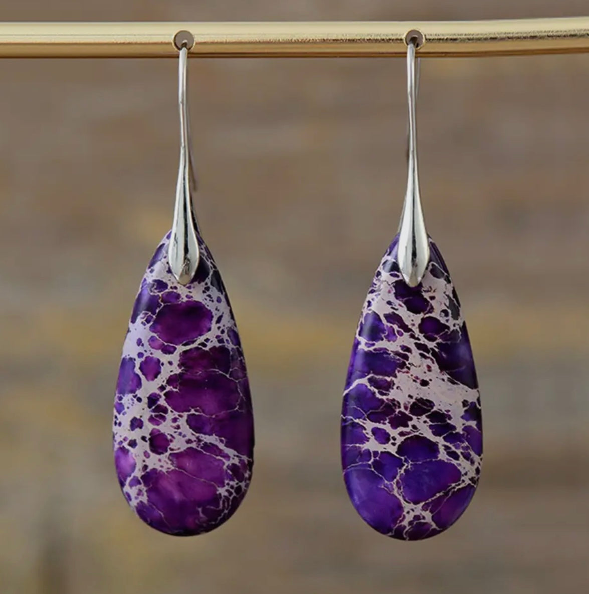 Purple Quartz Earrings