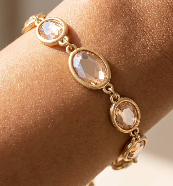 Bezel Stone Bracelet