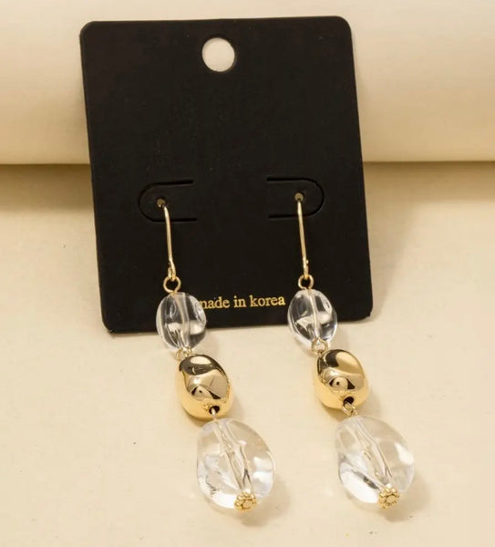 Tiered Bead Earrings
