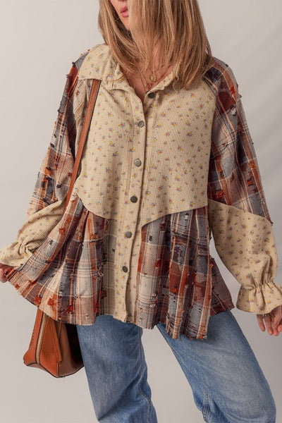 Patchwork Boho Shirt