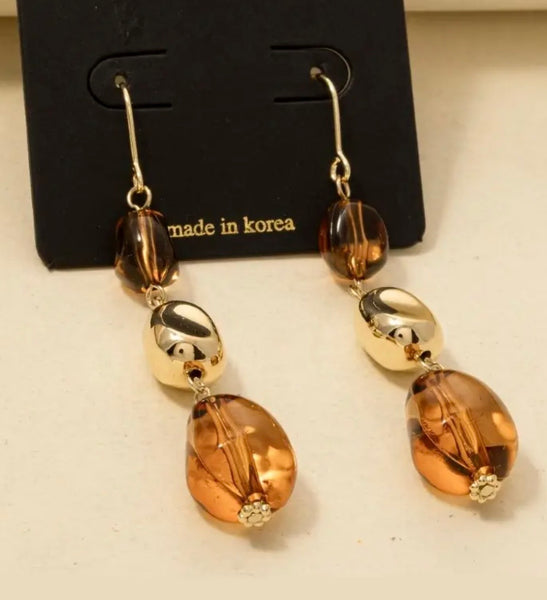 Tiered Bead Earrings