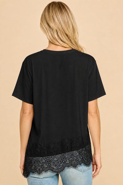 Midnight Lace Top
