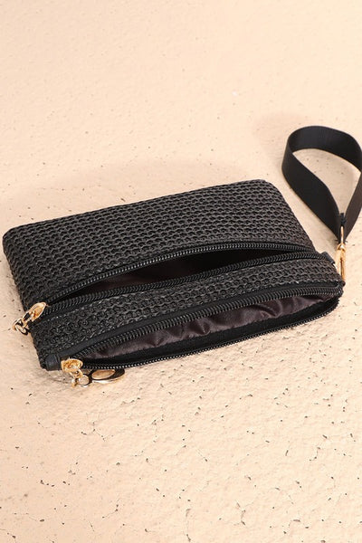 Woven Wristlet Wallet