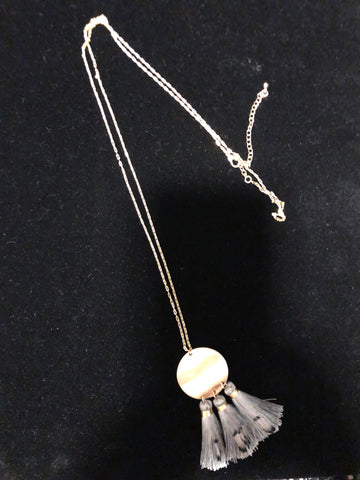 Gold With Gray Necklace