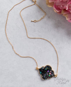 Black Sparkle Necklace