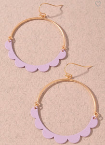 Petals of Lavender Earrings