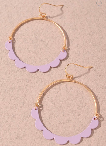 Petals of Lavender Earrings